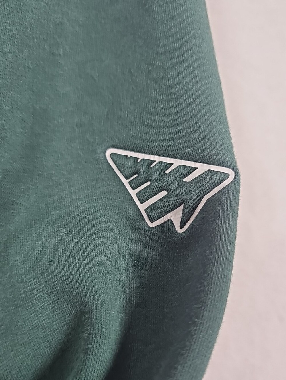 Greatness is a Process Green Men's Hoodie w/ Kangaroo Pocket Missing Drawstring - Picture 5 of 8